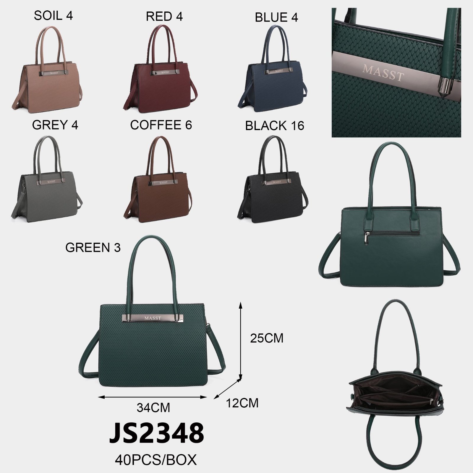 Torebka damskie JS2348 Mix KOLOR  Standard